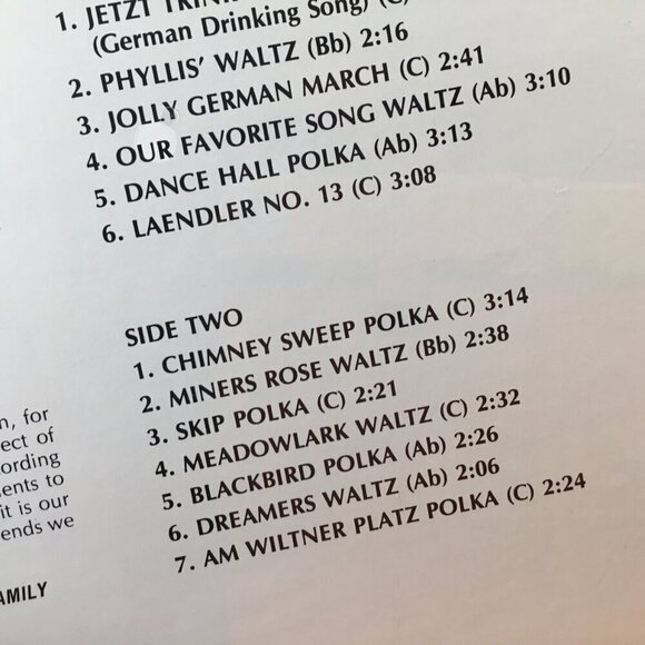 The Jolly Polka Masters LP Record Album Sealed Dance Polkas Stevens Point WI - Picture 7 of 9